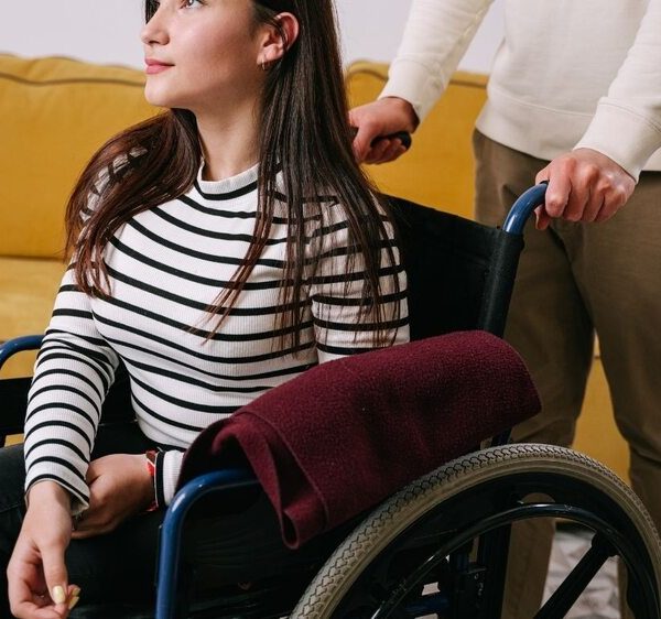 Disability and Mental Health Support in Perth   A woman with disabilities assisted with Blisscare Support Services staff